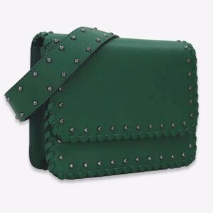 Mersi Georgia green crossbody purse vegan leather  NWT